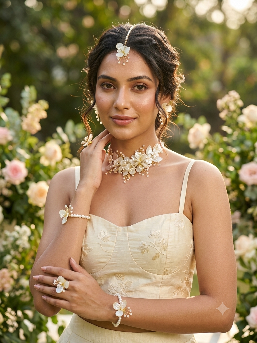 Kumudini Resin Jewellery Set