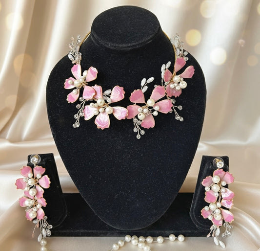 Khanak Resin Earrings Necklace Set