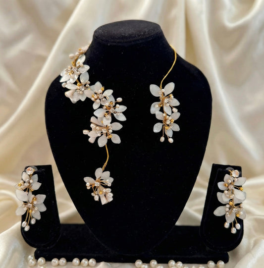 Chandrika Necklace Earrings Set