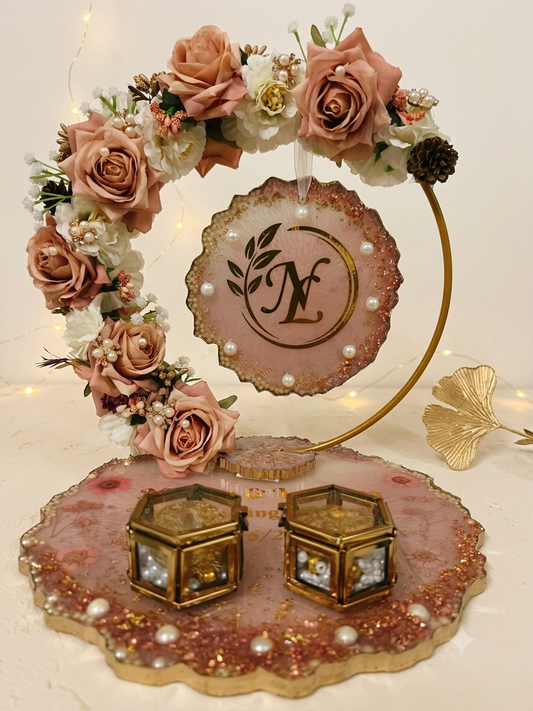 Afreen 3-in-1 Engagement Ring Resin Tray