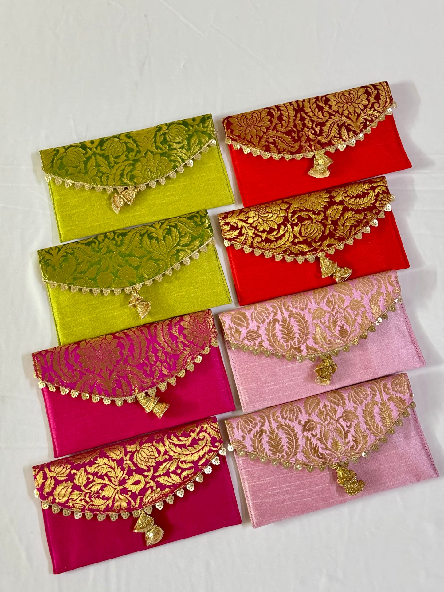 Banarasi Silk Envelope Clutches