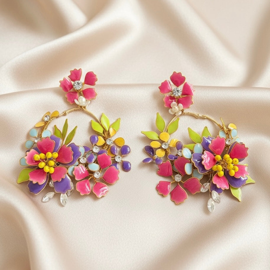 Ruhani Gulnaar Hoops Earrings