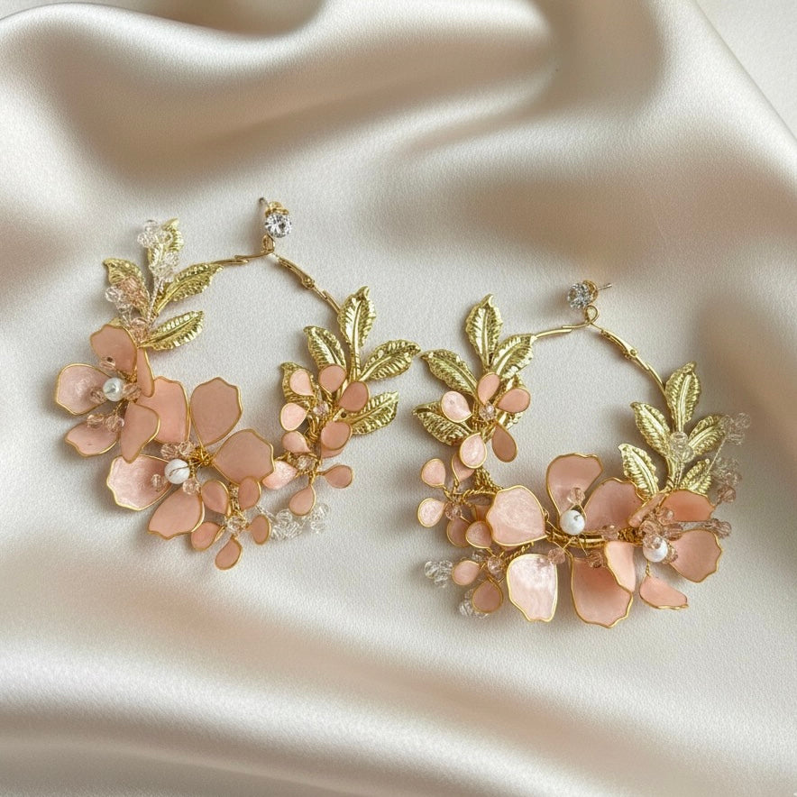 Ishara Bloom Hoops Earrings