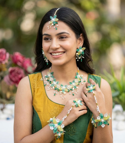 Peetambara Resin Bridal Set