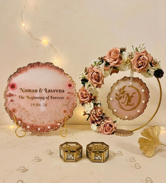 Afreen 3-in-1 Engagement Ring Resin Tray