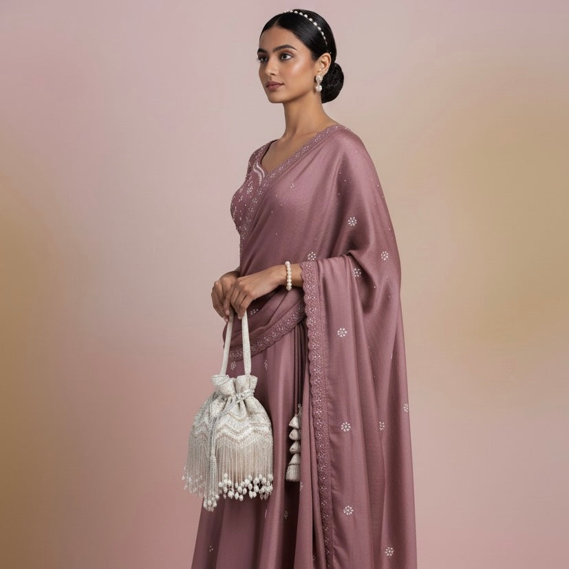 Noorira – Ivory Elegance Potli