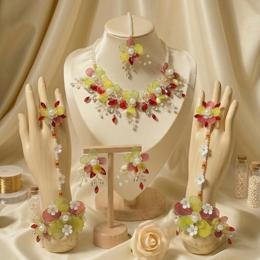 Gul-e-Noor Resin Jewellery Set