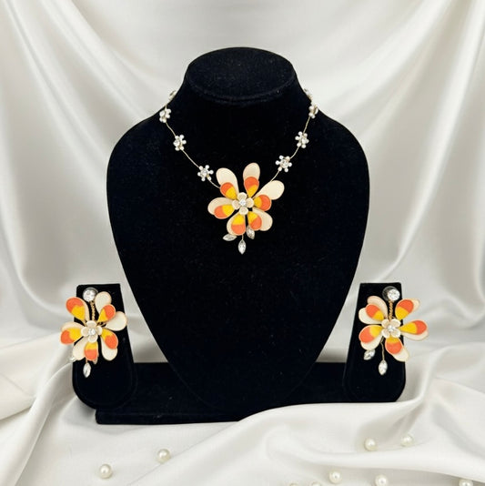 Varnikaa Necklace Earrings Set