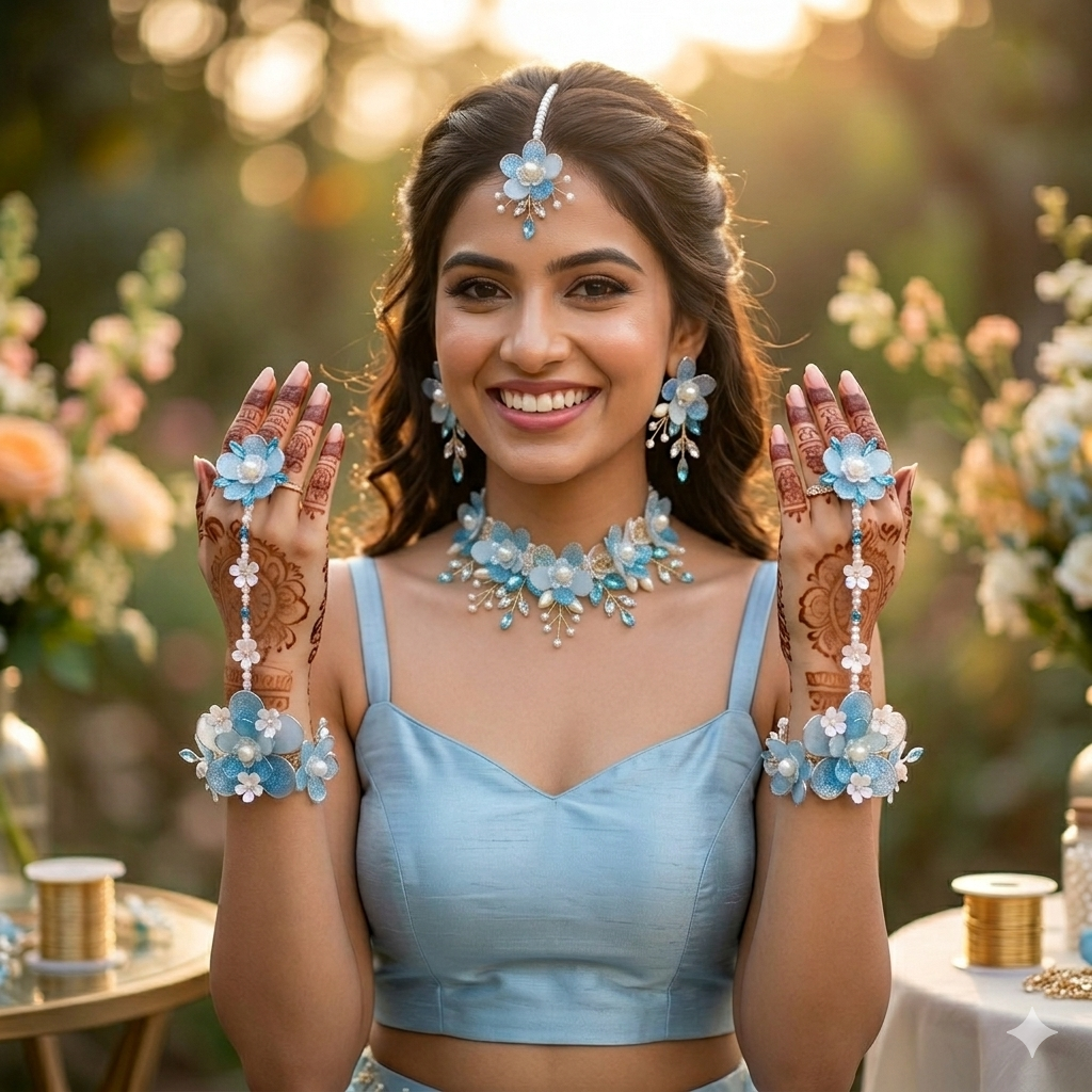 Neelpushp Dream Resin Bridal Set